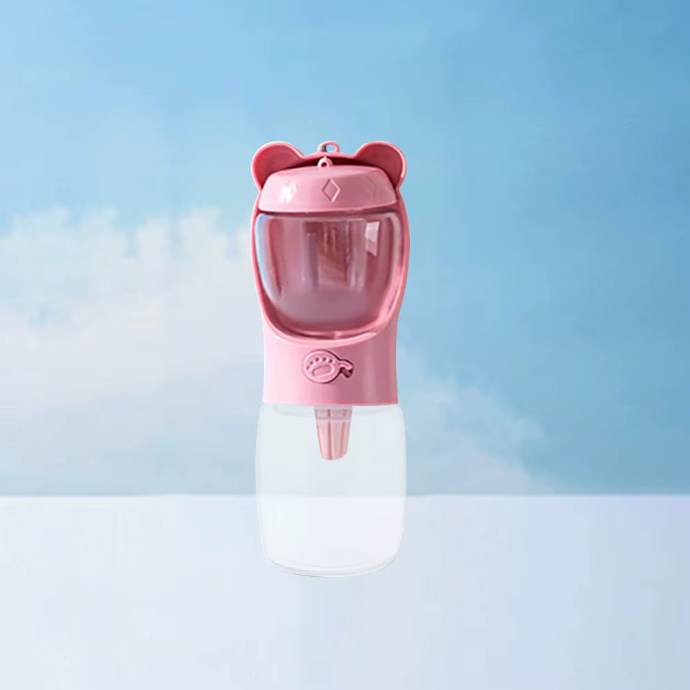 Portable Dog Outdoor Water Bottle Pet Supplies Traveling Dog Drinking Cup Storage Simple Watering Pot with Storage Box