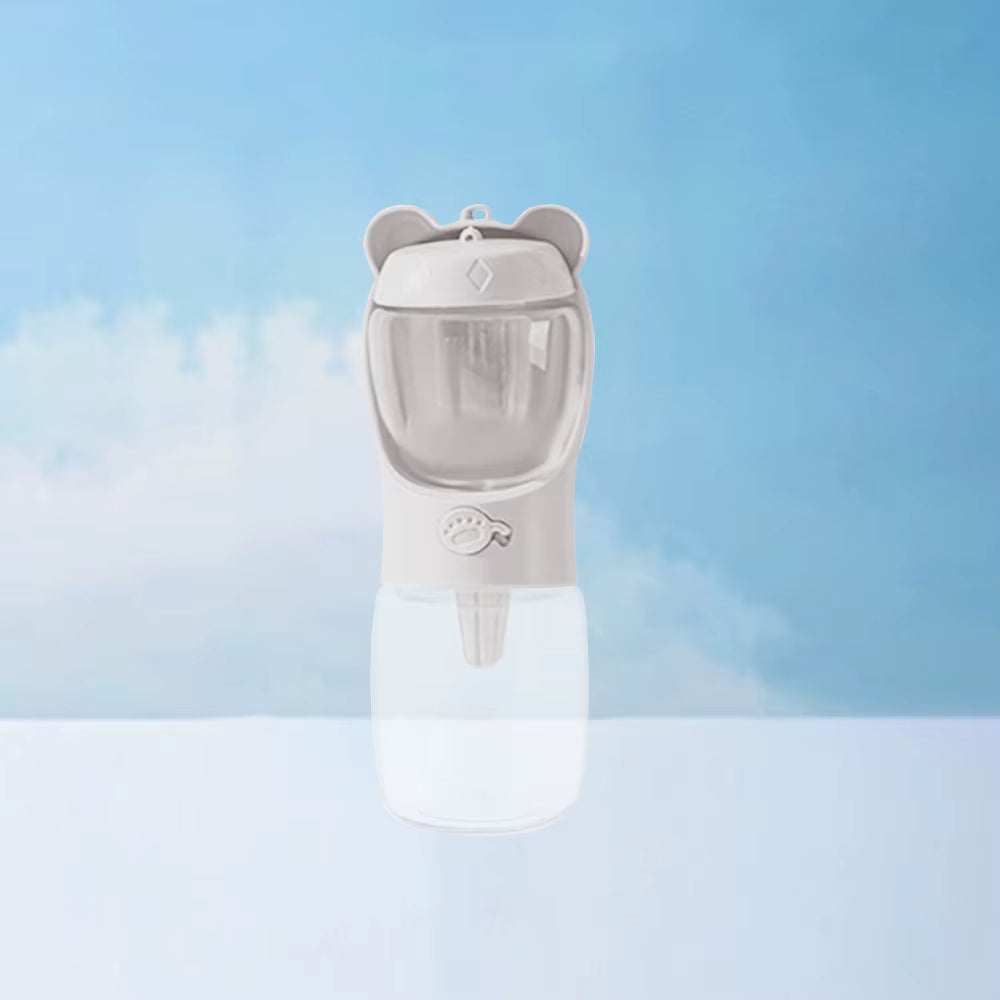 Portable Dog Outdoor Water Bottle Pet Supplies Traveling Dog Drinking Cup Storage Simple Watering Pot with Storage Box