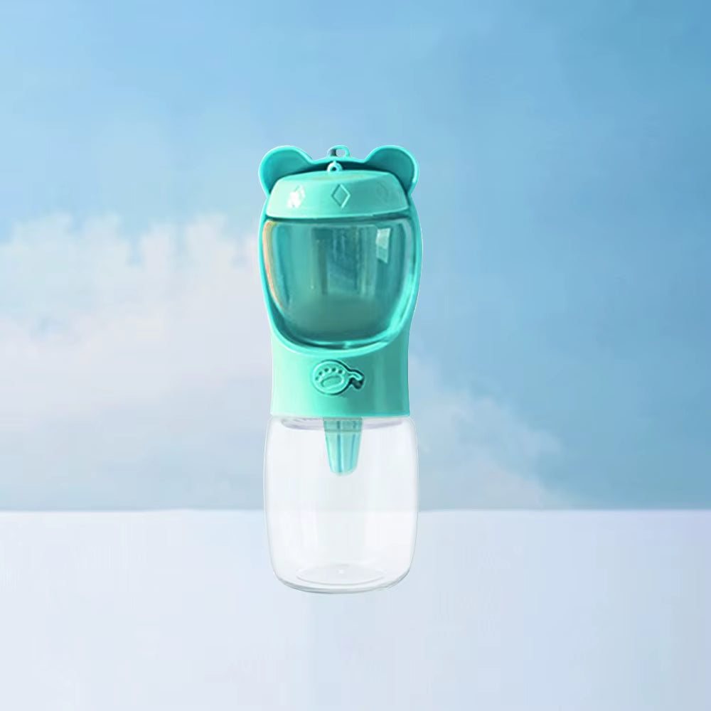 Portable Dog Outdoor Water Bottle Pet Supplies Traveling Dog Drinking Cup Storage Simple Watering Pot with Storage Box