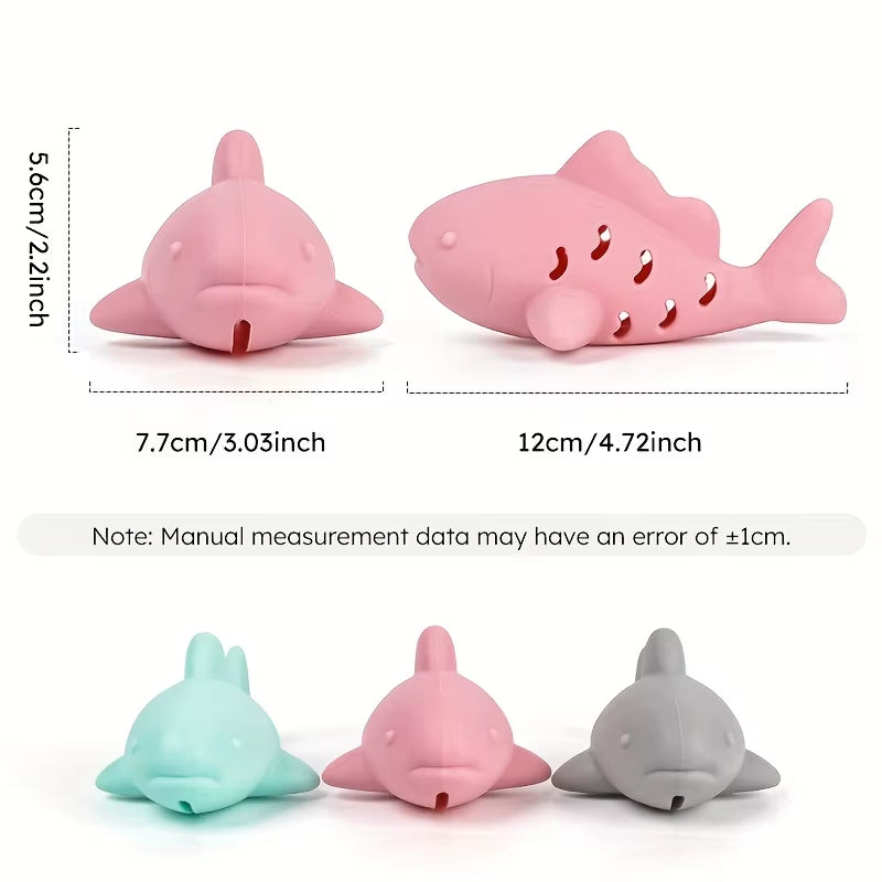 Toy with Shaped Treat Dispenser - Durable Bite-Resistant Design, Hiding Food & Grinding Teeth Entertainment,Silicone Pet Toy