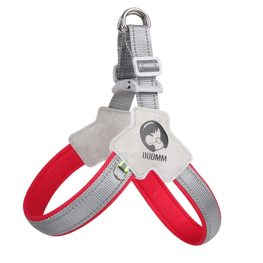 Dog Harness Adjustable Pet Harness Vest for Small Large Dogs Cats Reflective Mesh Dog Chest Strap French Bulldog Walk Training